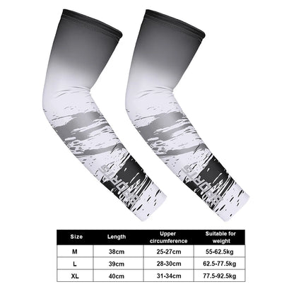 2 Pcs Bike Cycling Arm Sleeves Sport Sun UV Protective Sleeves Cuff Basketball Arm Warmer Manguitos Ciclismo Brazo Hombre