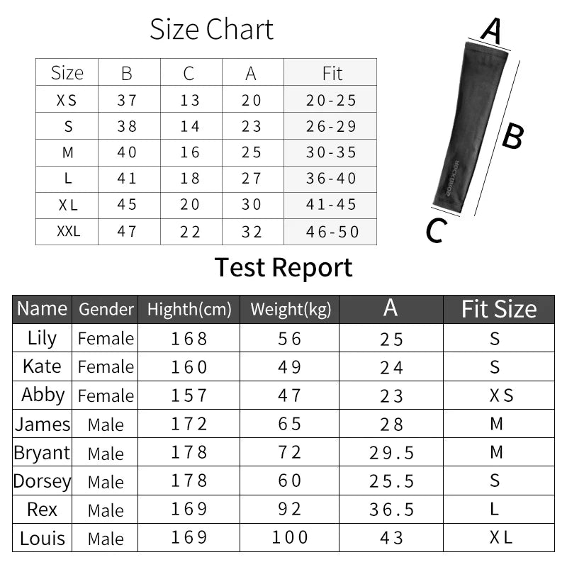 One Pair Ice Fabric Breathable UV Protection Running Arm Sleeves Fitness Basketball Elbow Pad Sport Cycling Arm Warmers