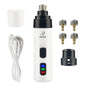 Electric Rechargeable Dog Nail Grinders Dog Cat Paws Nail Grooming Trimmer Tools USB Charging Pet Nail Clippers