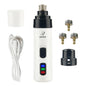 Electric Rechargeable Dog Nail Grinders Dog Cat Paws Nail Grooming Trimmer Tools USB Charging Pet Nail Clippers