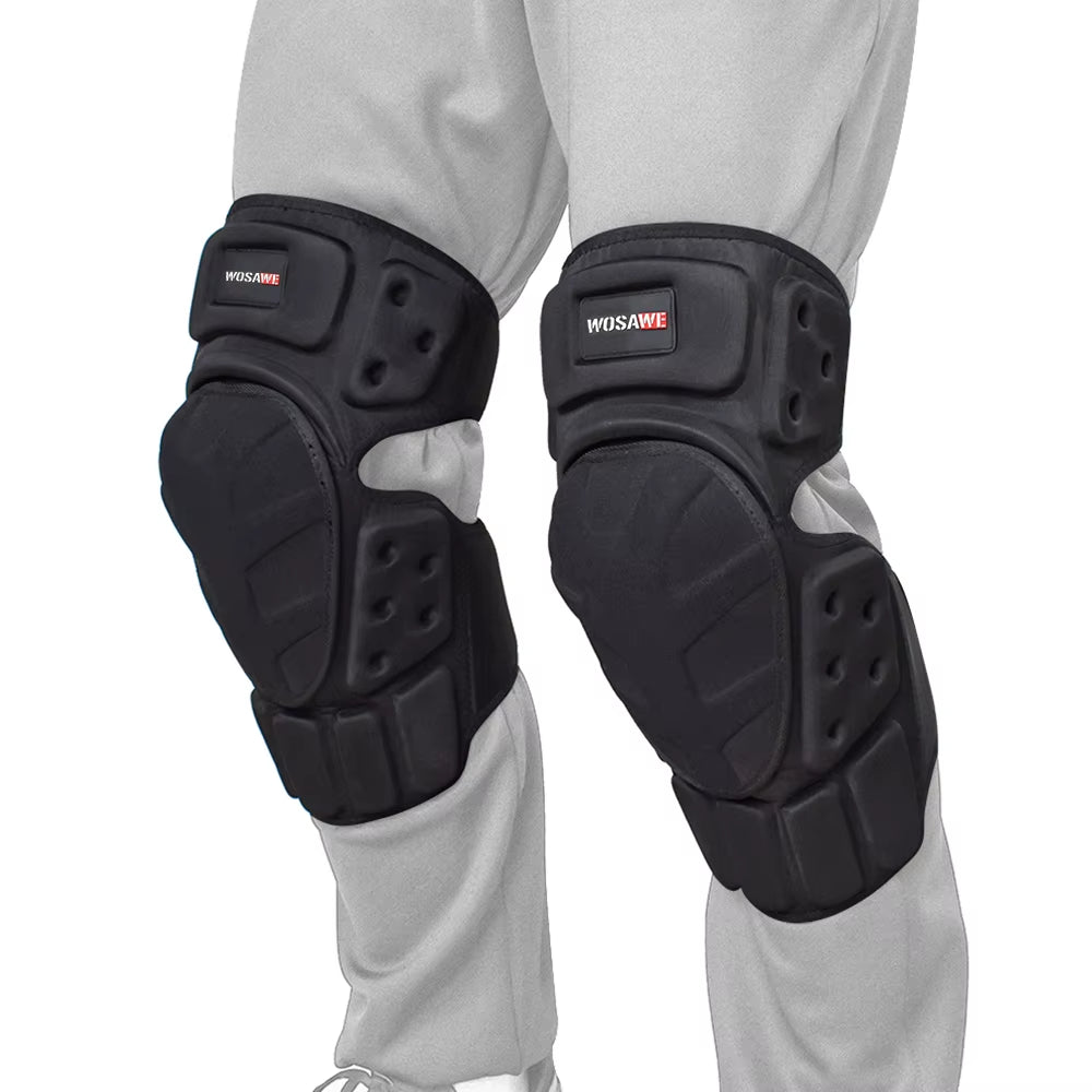 Adjustable Knee Protector Motorcycle Motocross Tactical Sport Riding Cycling Skating Ski Knee Pads Kneepad Brace Support
