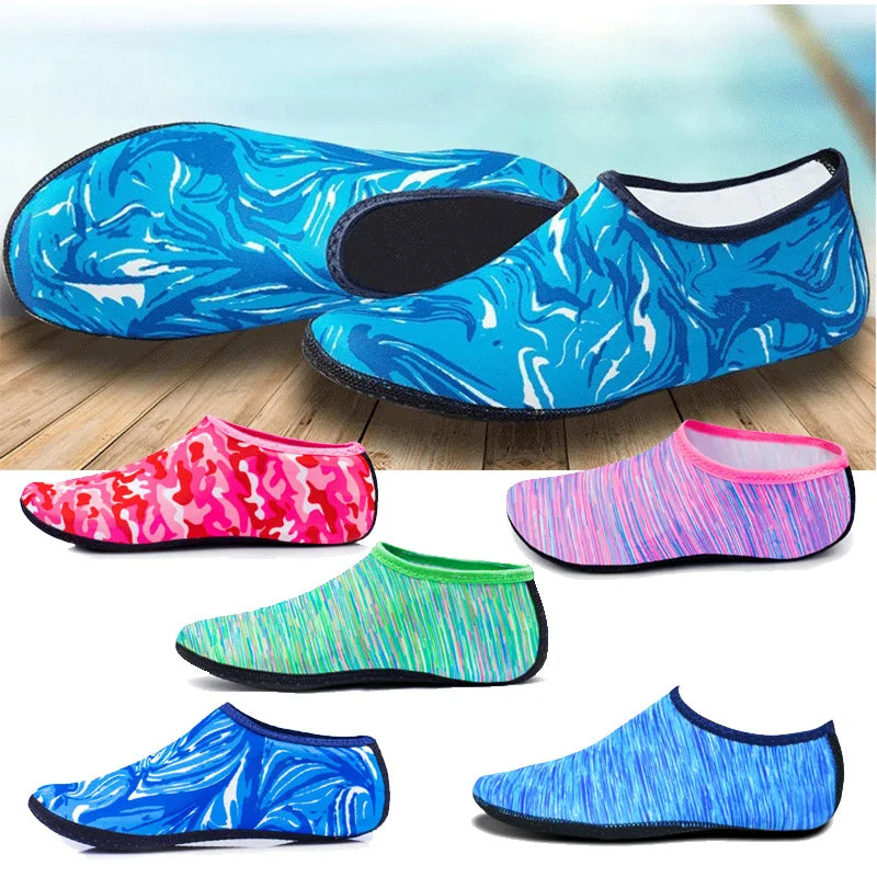 Water Swimming Shoes Solid Color Summer Beach Shoes Aqua Socks Seaside Sneaker Slippers Man Woman Children