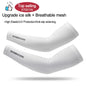 One Pair Ice Fabric Breathable UV Protection Running Arm Sleeves Fitness Basketball Elbow Pad Sport Cycling Arm Warmers