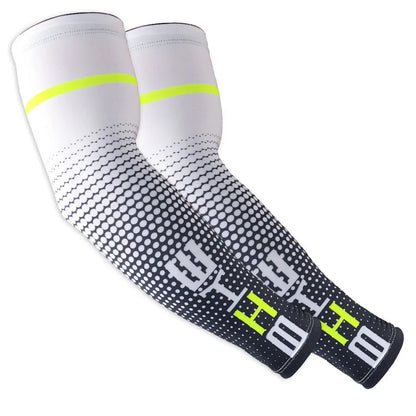 2 Pcs Bike Cycling Arm Sleeves Sport Sun UV Protective Sleeves Cuff Basketball Arm Warmer Manguitos Ciclismo Brazo Hombre