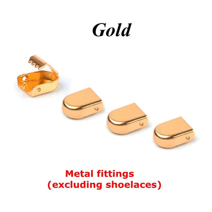 1Pair No Tie Shoe Laces Elastic Shoelaces Outdoor Leisure Sneakers Quick Safety Flat Shoelace Kids and Adult Unisex Lazy Laces