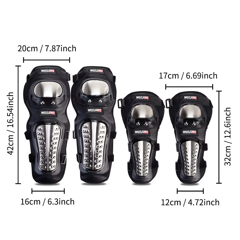 Adjustable Knee Protector Motorcycle Motocross Tactical Sport Riding Cycling Skating Ski Knee Pads Kneepad Brace Support