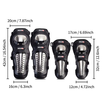 Adjustable Knee Protector Motorcycle Motocross Tactical Sport Riding Cycling Skating Ski Knee Pads Kneepad Brace Support
