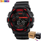 Outdoor Sport Watch Men Multifunction 5Bar Waterproof PU Strap LED Display Watches Chrono Digital Watch Reloj Hombre 1243